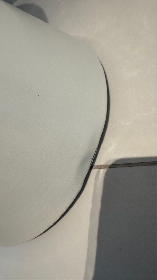 Side table (Category: Tables & Sets) located in Singapore. Submitted by gnahhh (Listing ID 1396537568, Image 2). Description: Full aluminium material 565H x 400Dia mm A dent at the base as per 2nd photo Self collect or arrange Lalamove at own cost.
