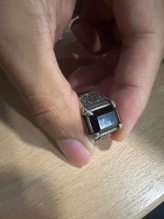 銀戒配黑石64229975056387110