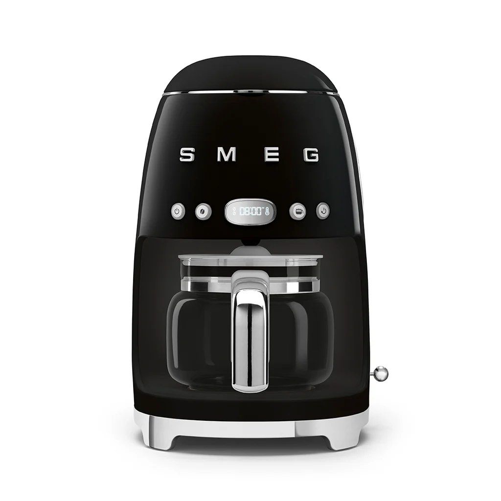 SMEG Drip Coffee Machine (Machine Unit ONLY) (Category: Coffee Machines & Makers) located in San Juan City. Submitted by bjonka (Listing ID 1396606430, Image 1). Description: Kindly read description: - Color: Black - does NOT include the glass carafe - Never been used. - Features a digital display - Comes in original packaging.