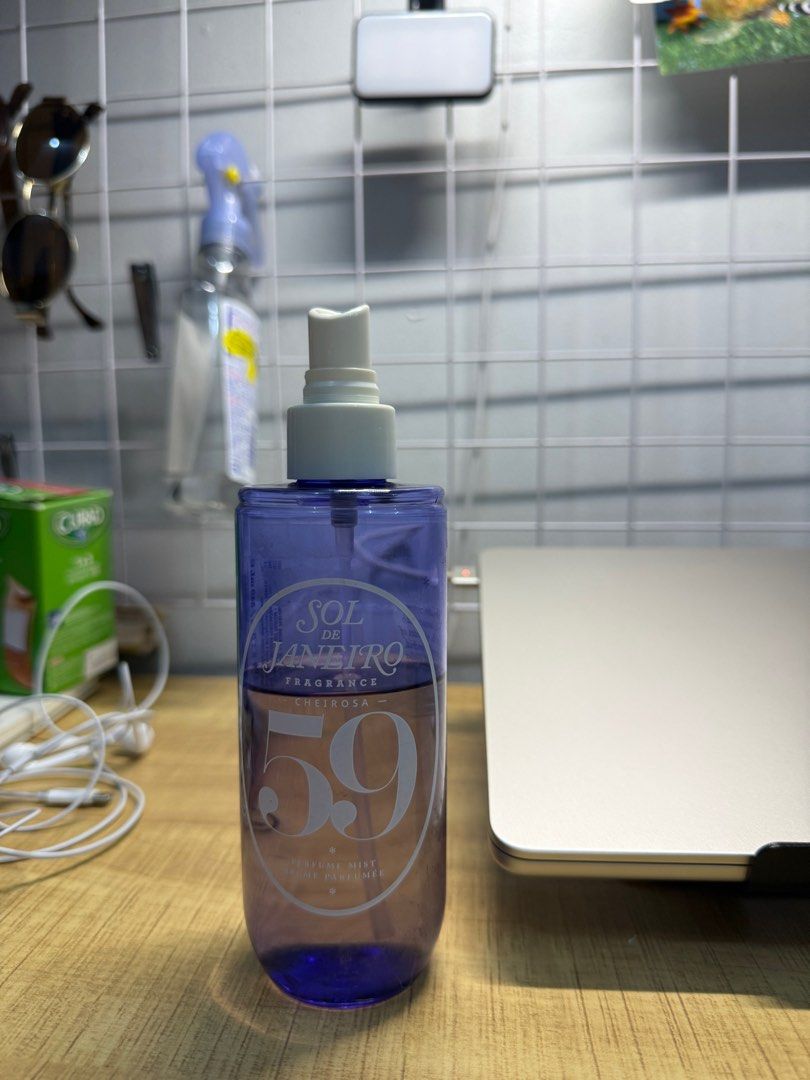 Sol de Janeiro 59 240mL Bottle (Category: Fragrance & Deodorants) located in Paranaque City. Submitted by hakawluvr (Listing ID 1396522582, Image 2). Description: It has around 65% left ( > 100mL for sure!!). Bought this from Sephora USA RFS: doesn’t suit me 🥹.
