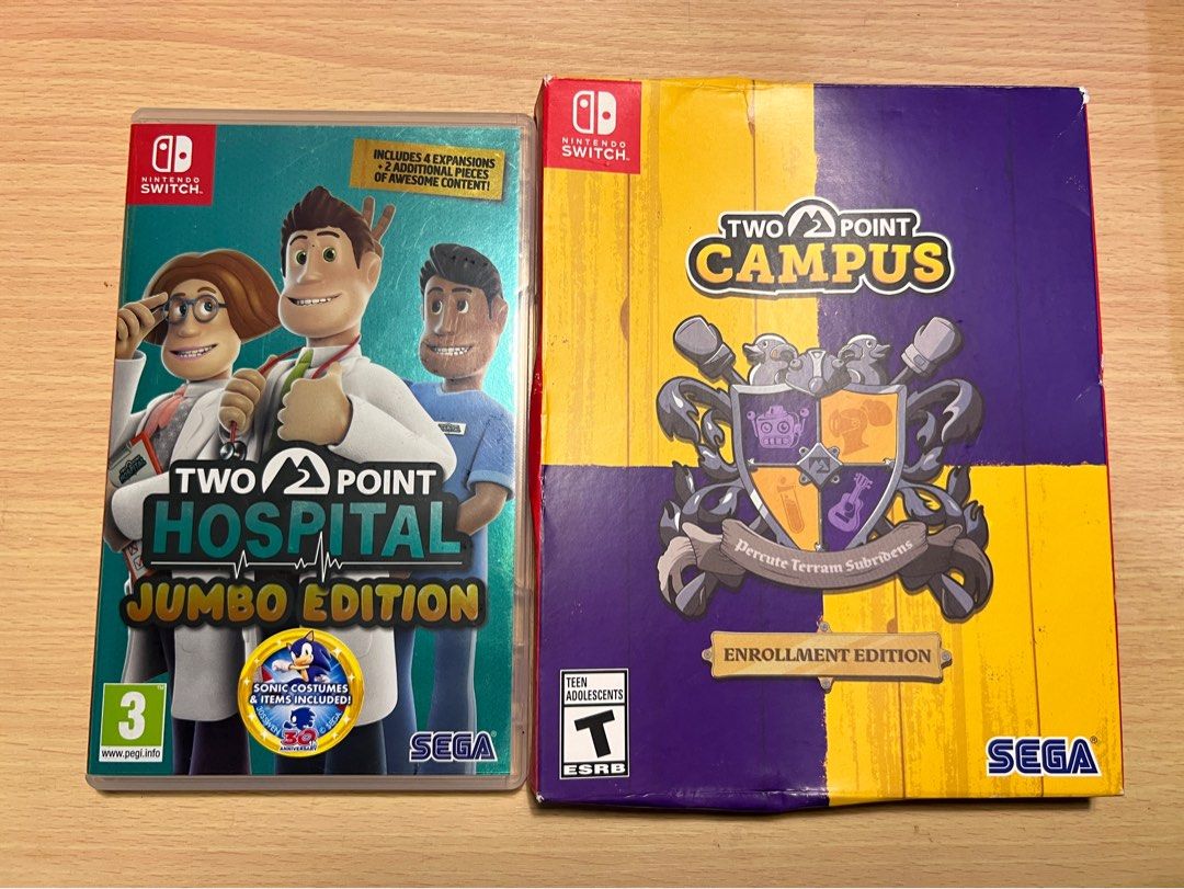 Two Point Hospital Jumbo Edition & Two Point Campus - Nintendo Switch ...