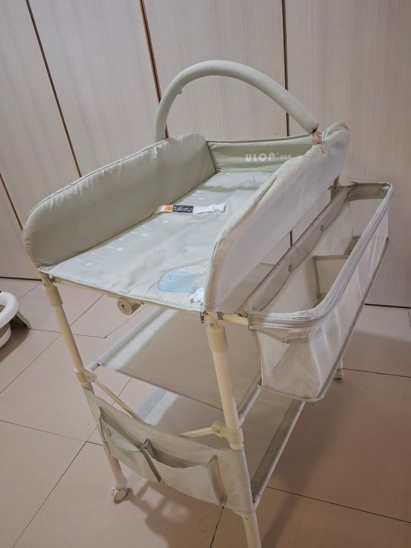 Ulop Baby Diaper Changing Table - Foldable Bath Table with Storage (Category: Baby Toiletries & Grooming) located in Makati City. Submitted by fashioncloset (Listing ID 1396505730, Image 3). Description: .