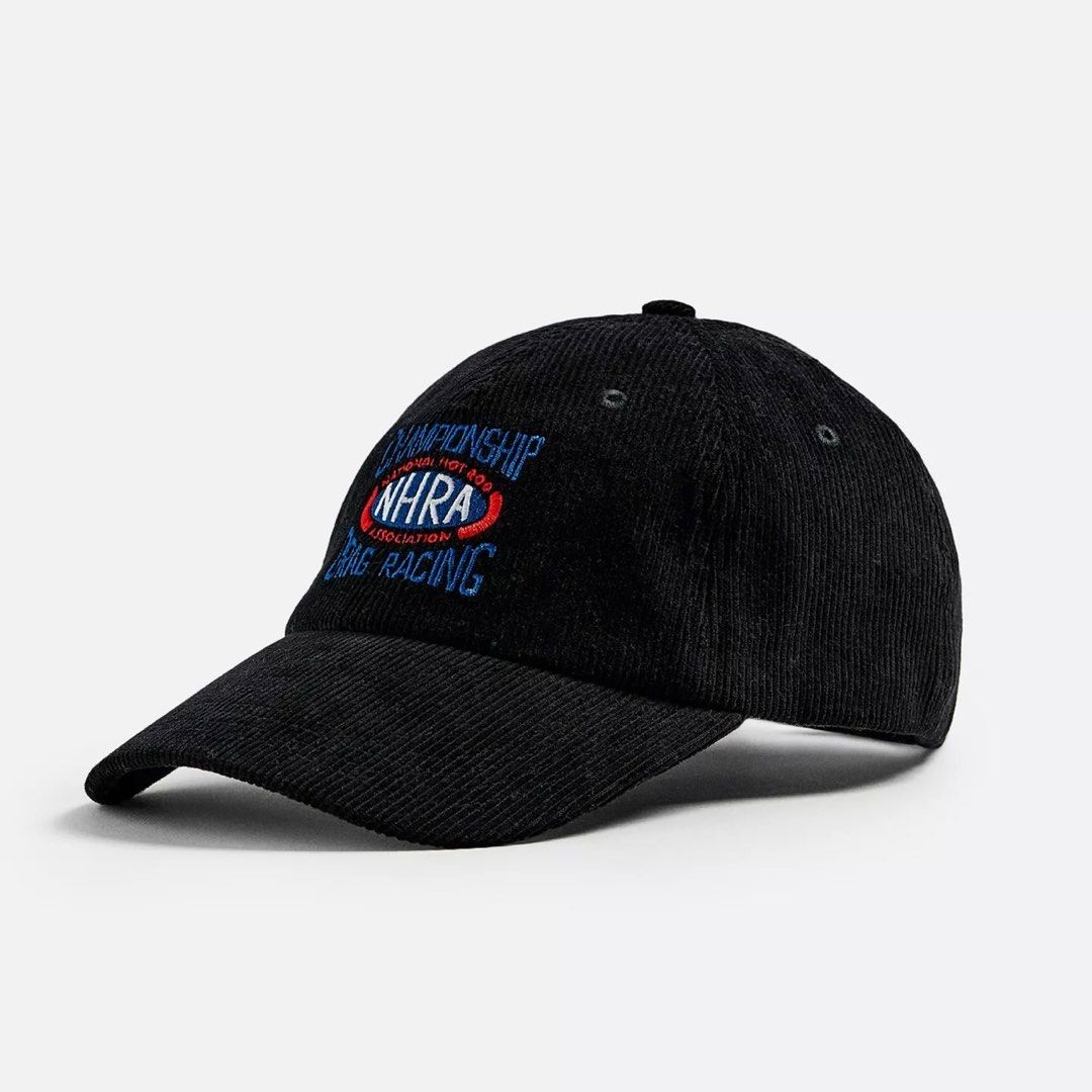 ZARA MAN Corduroy Cap (Black) (Category: Caps & Hats) located in Santa Rosa. Submitted by declutterjsh (Listing ID 1396493007, Image 1). Description: Brand new with tag Bought for ₱1,695.00 Send me a message for more info *NO RESERVATION, FIRST TO PAY GETS THE ITEM*.