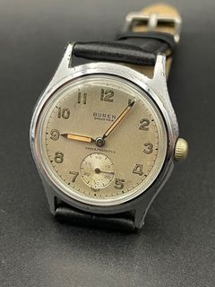 1940s 33mm Vintage Buren 二戰 小三針 上鏈 Swiss Watch64226445892483110
