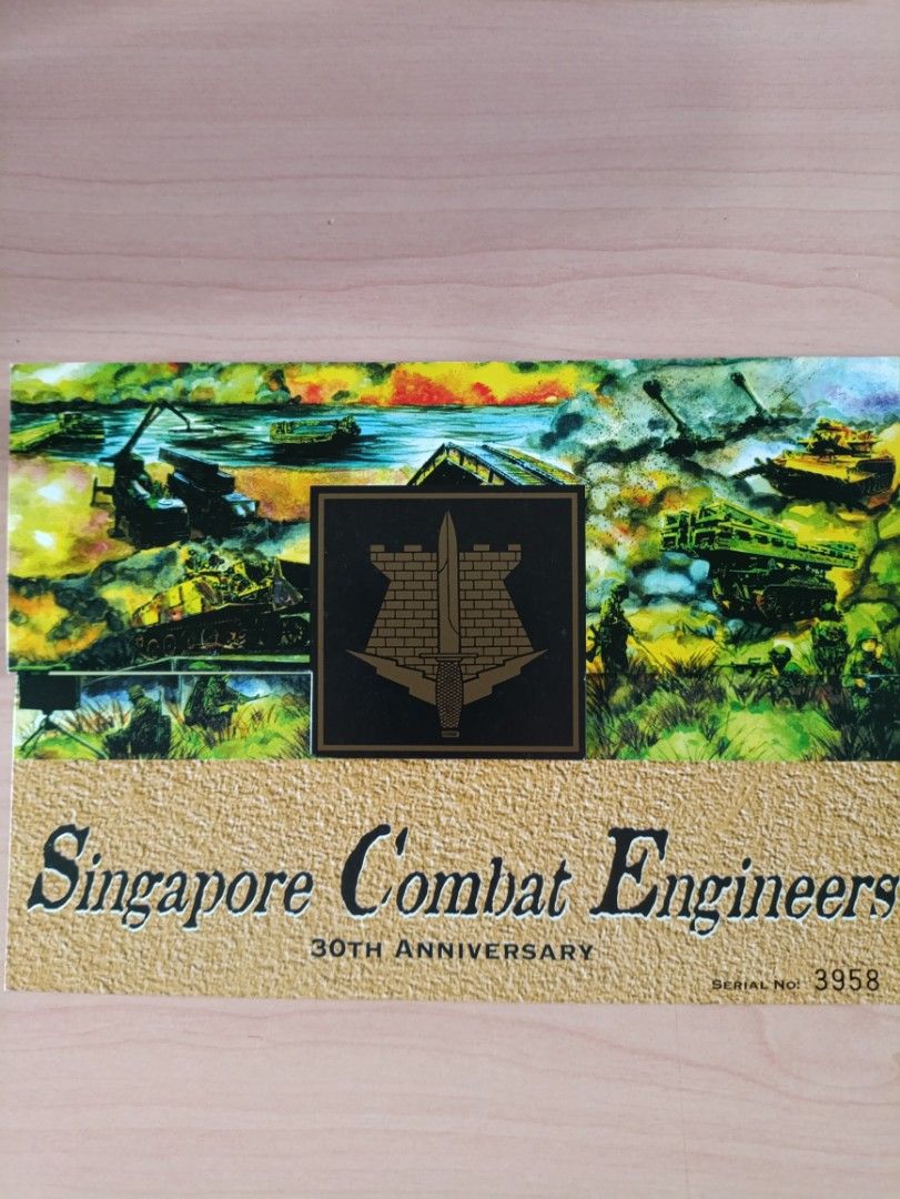 1997 Singapore Combat Engineers 30th anniversary 2 mint MRT cards ...