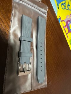 20mm 灰色FKM 高質矽膠錶帶64205028031105110