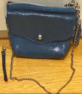 藍色鏈條斜挎包64220097053187110