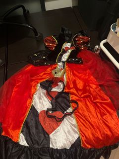 紅心女王萬聖節服裝　連頭箍+腰帶64204303387651110
