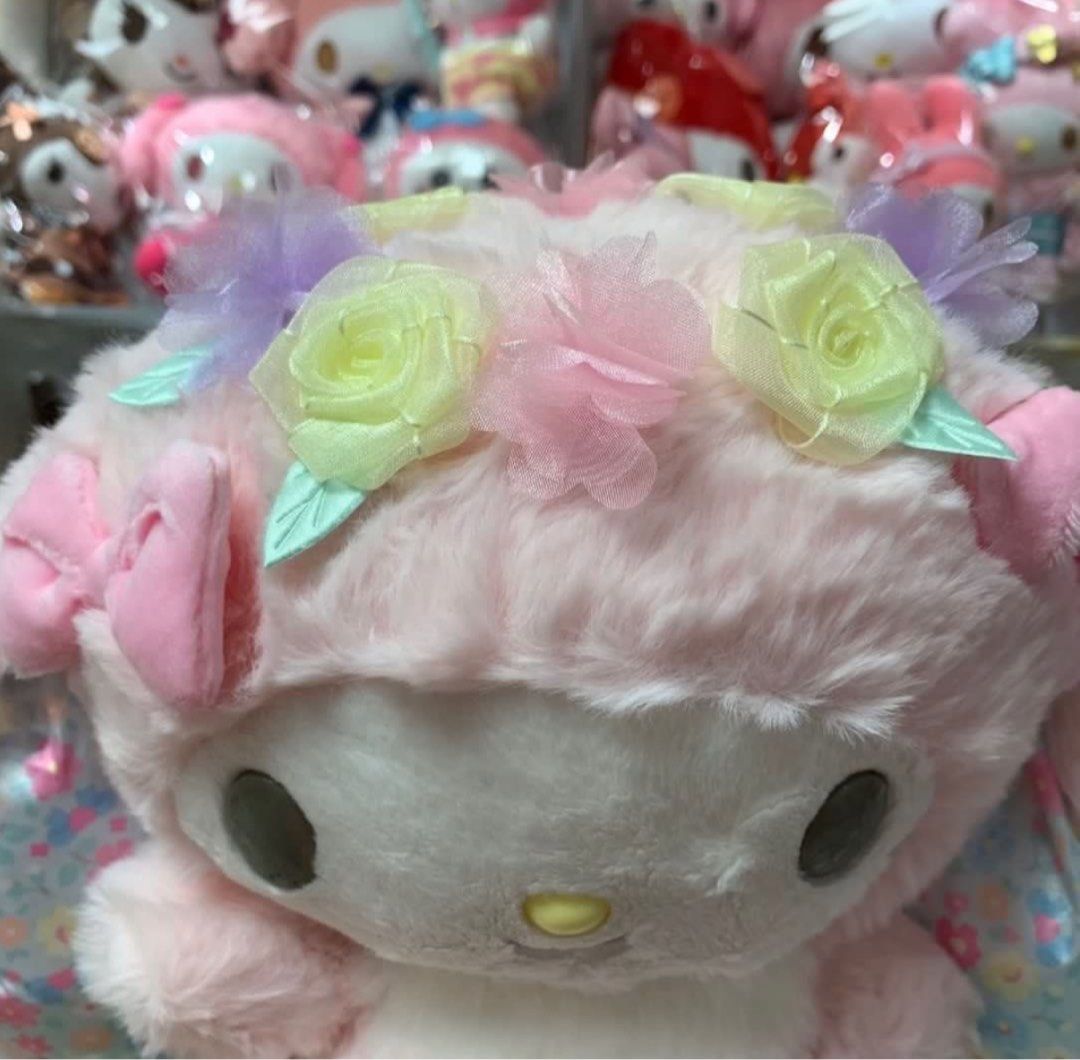 日版 Sanrio Characters 玫瑰花系列 公仔擺設 - My Melody (2021年版), 興趣及遊戲, 玩具 & 遊戲類 ...