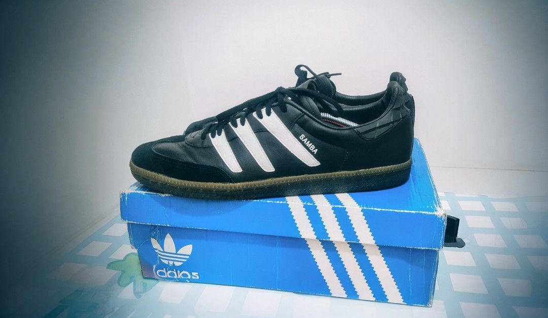 Adidas Samba OG size 13 (Category: Sneakers) located in Tarlac. Submitted by pod_0521 (Listing ID 1396672454, Image 2). Description: For Sale: Adidas Samba OG size 13 less than 5x lang nagamit, naka-stock lang. Bawas sapatos. Pina stitch ko for added support. For only 2,500php.
