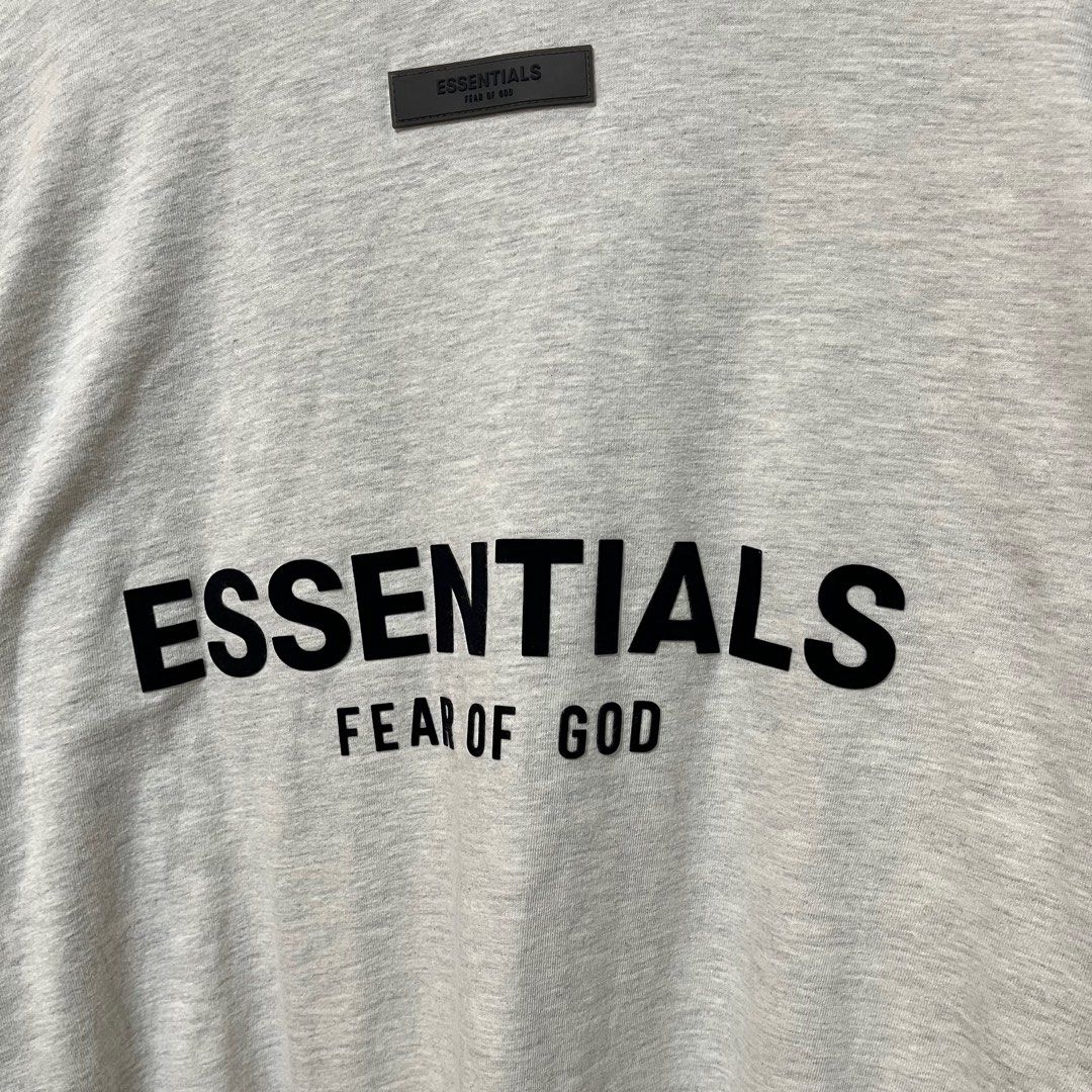 AUTHENTIC Essentials Fear of God Long Sleeve Shirt XL (Category: Tshirts & Polo Shirts ) located in Penaranda. Submitted by driplounge. (Listing ID 1396686741, Image 2). Description: - Essentials Fear of God Long Sleeve - Color: Grey - Size: XL - Made in Vietnam - Material: 100% Cotton - Features Essentials logo on front and back - Care: Hand wash cold, non-chlorine bleach (if needed), flat dry.