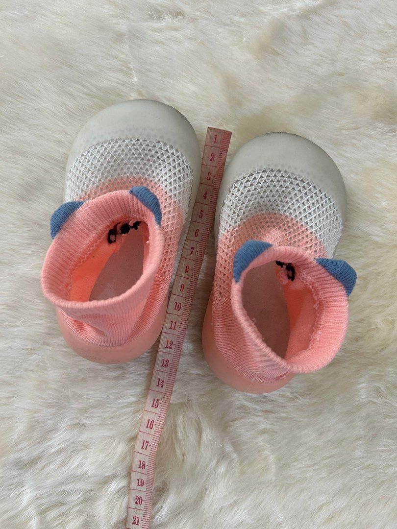 Baby Sock Shoes with Bear Ears (Category: Babies & Kids Fashion) located in Calamba. Submitted by decluttering_momma_ (Listing ID 1396833597, Image 2). Description: Take all for 200 + shippin fee All are in good condition For the sizes, refer to the photos..