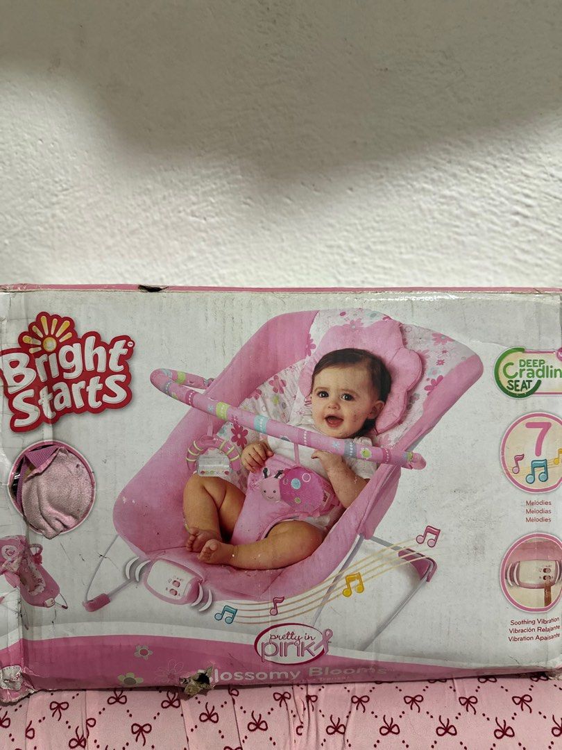 BOUNCER (brightstarts brandnew) (Category: Infant Playtime) located in Manila. Submitted by airacruz0048042 (Listing ID 1396770457, Image 3). Description: Bouncer for your baby boy and girl. 700 pesos only. Brandnew. Loc: LRT Blumentritt Manila Available for pickup, delivery, cargo and bus ship..