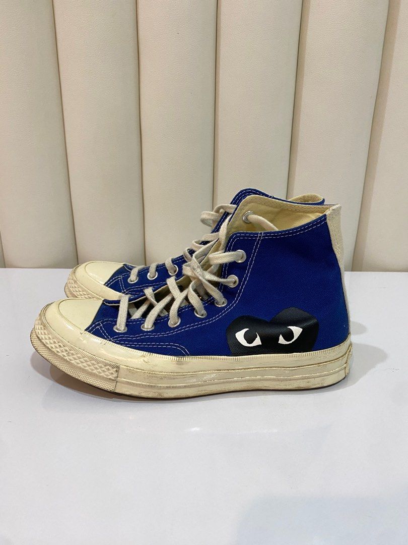 Coverse Chuck 70 CDG - Blue Quartz (Unisex) (Category: Sneakers) located in Batangas. Submitted by thriftrey (Listing ID 1396681851, Image 2). Description: Size: 5.5 Mens/7.5 Womens.