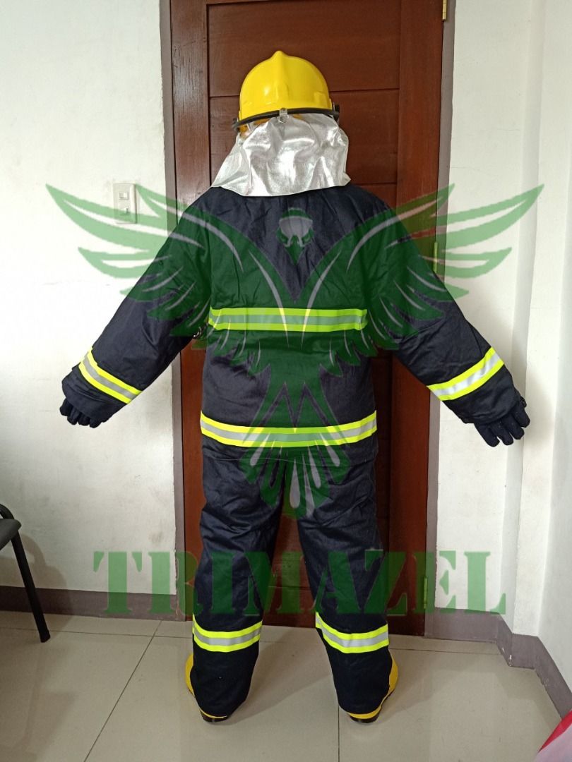 fireman suit (Category: Construction Tools & Equipment) located in Pasig City. Submitted by danny_0618 (Listing ID 1396682192, Image 2). Description: ✅ Guaranteed lowest price ✅ Quality products ✅ Big discount for bulk orders ✅ 100% LEGIT TRUSTED SUPPLIER! ✅ With Complete Legal Documents ✅ BIR Registered We Supply All Kinds Of PPE Supplies, Raincoat, Hard Hat, Cooler Box, Plastic Trash Bin, Road Barriers, Kayak Boats, Crystal Kayak, Traffic Cone,