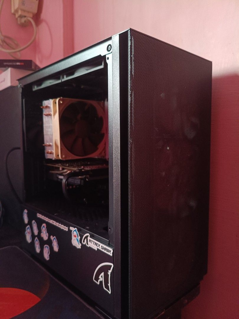 Gaming PC - Zotac GTX 1660 Super (Category: Desktops) located in Manila. Submitted by christian_n (Listing ID 1396706033, Image 1). Description: FORSALE ONLY MID RANGE PC GOOD FOR GAMING/STREAMING/MULTITASKING/EDITING ETC NEWLY BUILT, SADLY WALA NA YUNG MGA BOX 😅 DI KASI AKO NAGKEKEEP NG MGA BOX 📌PC CASE: MESH TYPE w/ SIDE GLASS PANEL 📌CPU: INTEL CORE i3 12th Gen 📌 MOTHERBOARD: MSI PRO H610M-E 📌CPU COOLER: SINGLE-TOWER WITH NOCTUA FAN 📌RAM: