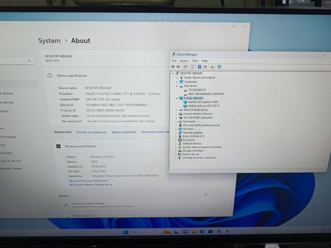 Intel Core i5-4460 Desktop