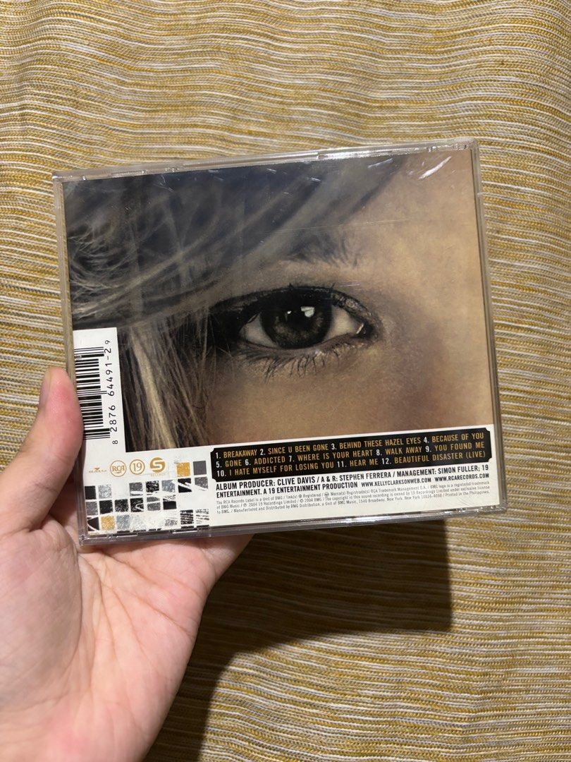 Kelly Clarkson - (SIGNED) Breakaway CD (VERY RARE!) (Category: CDs & DVDs) located in Manila. Submitted by gerger13 (Listing ID 1396820754, Image 2). Description: - Kelly Clarkson 'Breakaway' CD - Signed CD case - Original packaging - Features hit songs: 'Breakaway', 'Since U Been Gone', 'Because of You'.