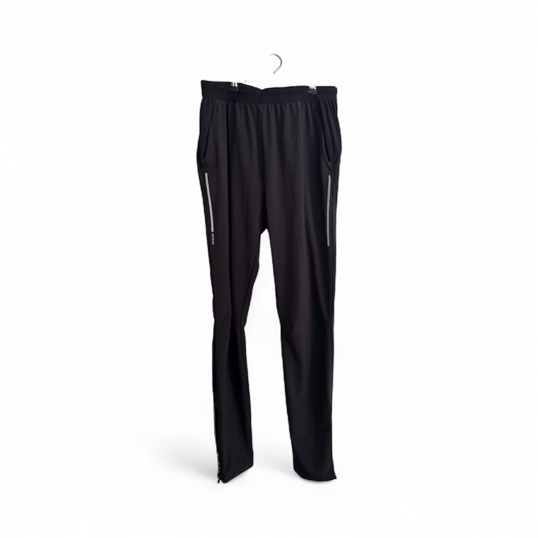Kiprun Men's Running Fitted Trousers - Light Black (Category: Trousers) located in Las Pinas. Submitted by futurebound (Listing ID 1396706514, Image 2). Description: SIZE: Medium-width 32 length 31 - Kiprun men's running fitted trousers - Running pants/jogging pants Bought from Decathlon - Color: Light black - Features: - Fitted design - Reflective stripe - Zippered pockets - Designed for running and athletic activities - Reference number: 851908