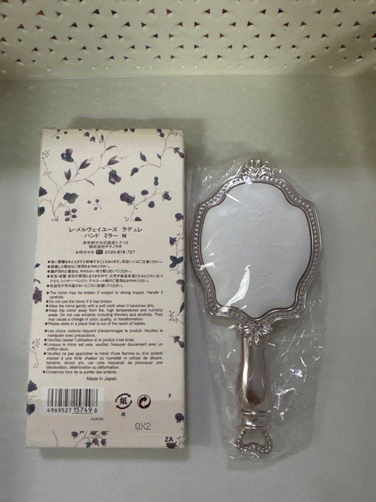 Laduree Paris Hand Mirror- Authentic (Category: Makeup) located in Caloocan City. Submitted by jianaaa (Listing ID 1396761136, Image 2). Description: Retail is ₱1,890 Bought from Japan So cute & lightweight!.