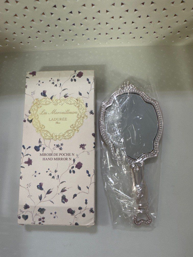 Laduree Paris Hand Mirror- Authentic (Category: Makeup) located in Caloocan City. Submitted by jianaaa (Listing ID 1396761136, Image 1). Description: Retail is ₱1,890 Bought from Japan So cute & lightweight!.