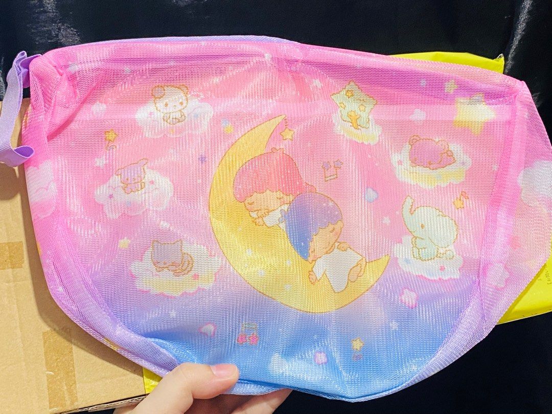 Little Twin Stars Laundry Net 250 (Category: Laundry Baskets) located in Zamboanga. Submitted by kawaii_omocha_est2020 (Listing ID 1396719723, Image 3). Description: - Little Twin Stars Laundry Net. - Features a cute and colorful design. - Protects delicate clothing during washing. - Adds a touch of kawaii to your laundry routine. ✅Mine now/ Pay now ✅ Please scan all photos for more details. ✅ Manage your expectation. Most of items are preloved. 