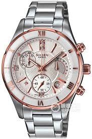 Montres Company 香港註冊公司(32年老店) 卡西歐 CASIO SHEEN 不鏽鋼錶帶 不鏽鋼 50米防水 SHE SHE5517 SHE5517SG SHE-5517 SHE-5517SG SHE-5517SG-7 SHE-5517SG-7A 銀玫瑰金色 有現貨64215454253826110