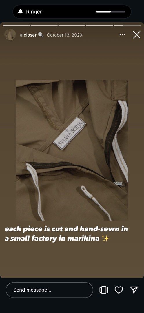 Owa Sylvia Borja Jumpsuit PPE Olive (Category: Jumpsuits) located in Taguig. Submitted by e_prc (Listing ID 1396689935, Image 3). Description: Owa Sylvia PPE Olive Green Medium Worn twice Nurse / Hospital / Medical Painter / Workwear.