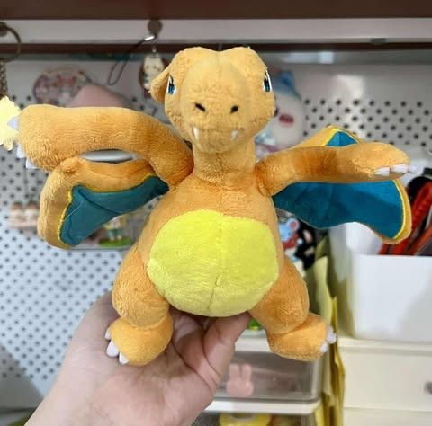 Pokemon Charizard Small Plush (no etiketa) (Category: Plushies & Soft Toys) located in Bocaue. Submitted by ekaaam (Listing ID 1396818951, Image 3). Description: WYSIWYG Please manage your expectation as this is already 2nd hand.