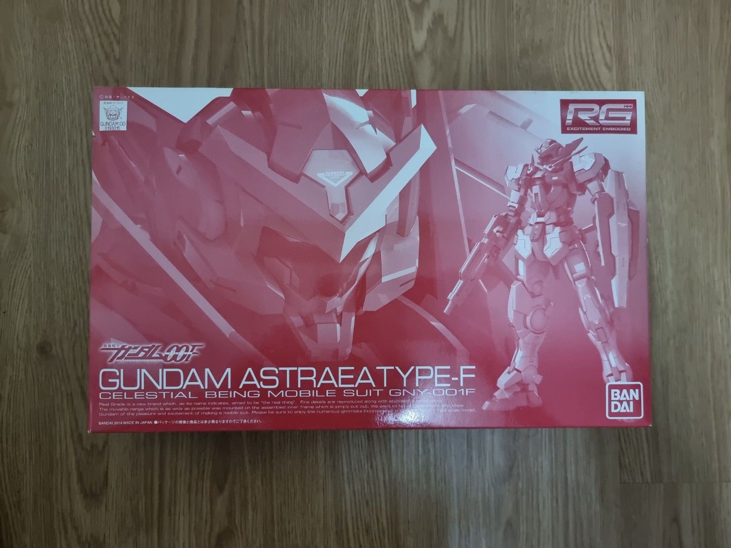 RG 1/144 Gundam Astraea Type-F Model Kit (Category: Gundam Model Kits) located in Singapore. Submitted by crystal7 (Listing ID 1396798488, Image 1). Description: - Brand new, unopened Real Grade 1/144 Gundam Astraea Type-F model kit. - Perfect for Gundam enthusiasts and model kit builders. - Ready for assembly and display!.