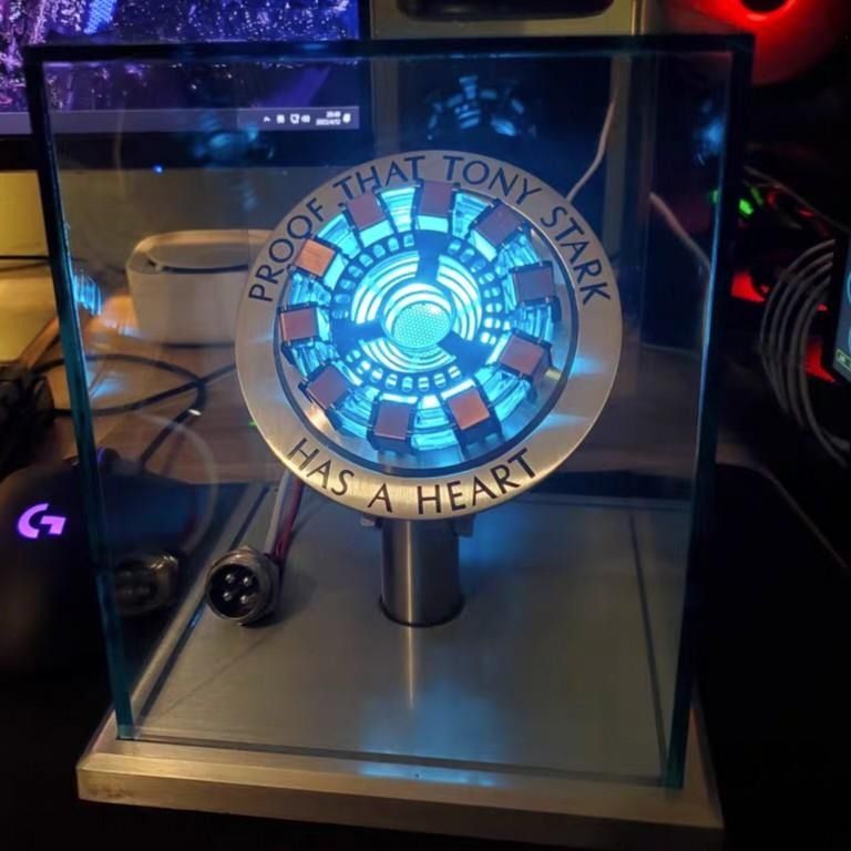 ARC REACTOR IRONAN TONY STARK MARVEL MOVIE COSPLAY PROP FIGURE GAME ...