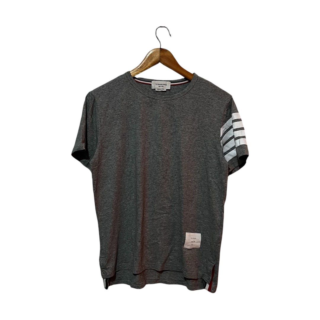 Thom Browne 4-Bar Shirt (Category: Luxury Apparel) located in Daraga. Submitted by th3cliquejunks (Listing ID 1396739113, Image 1). Description: Thom Browne 4-Bar Shirt Excellent Condition No issue Size Small to Medium - 19”W x 25-26”L 1,250 Dm to purchase .