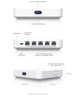 Ubiquiti Cloud Gateway Max Router64149381864449110