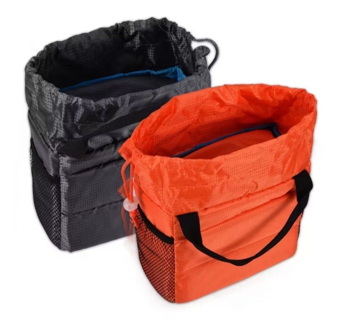 Waterproof camera bag (Category: Camera Bags & Carriers) located in Rizal. Submitted by kaj18 (Listing ID 1396755833, Image 3). Description: Main Material: Polyester Color: Gray, Orange(Optional) Size(LxWxH): Approx. 20x 10x18 cm/7.87x3.93х 7.08 inch Weight: Approx. 160 g - wear resistant polyester material - Inner shockproof padded cushioning - with protection divider.