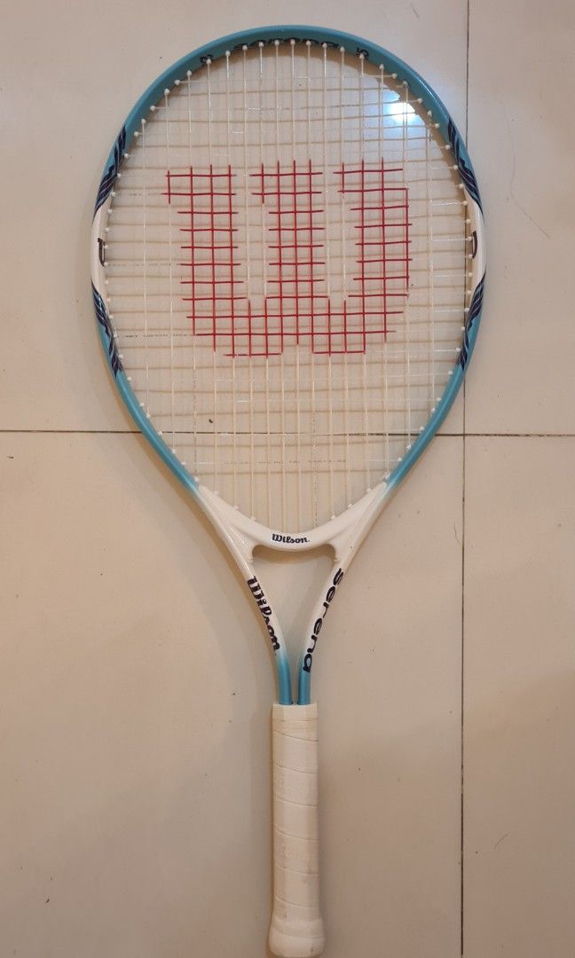 Wilson tennis racquet (Category: Racket and Ball Sports) located in Pasig City. Submitted by ustaq (Listing ID 1396680354, Image 2). Description: tennis racquet from canada get all for 5999 PM us for more details and questions PM for actual video.