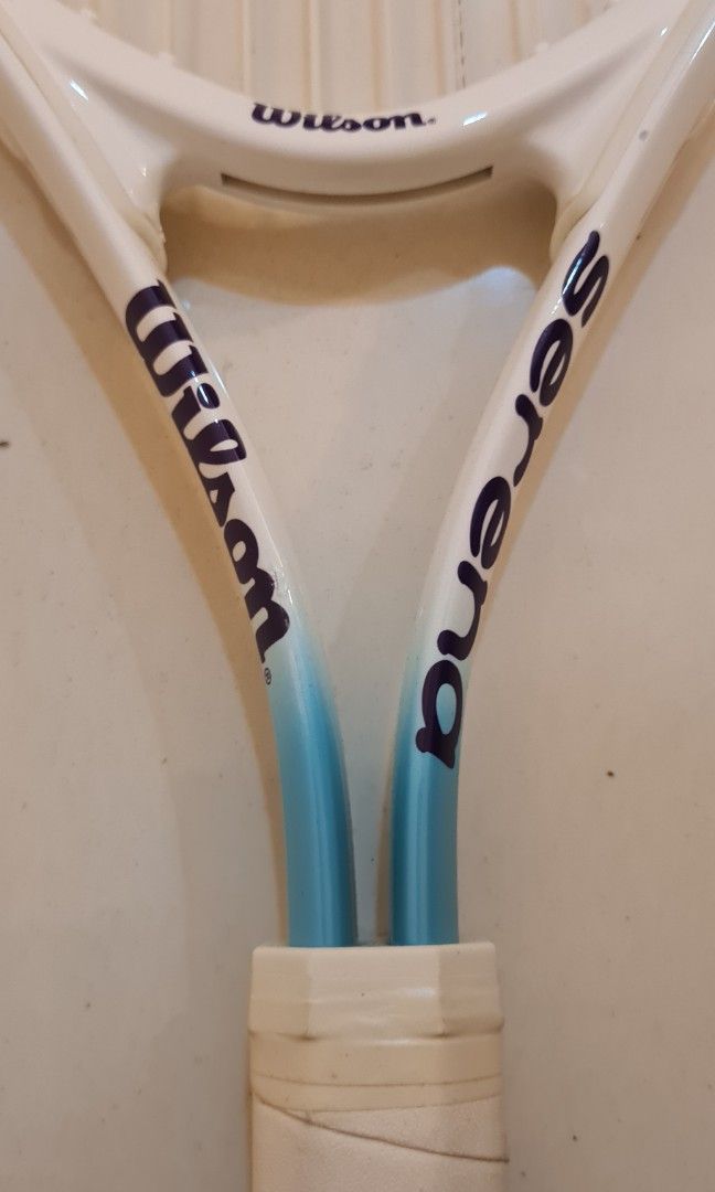 Wilson tennis racquet (Category: Racket and Ball Sports) located in Pasig City. Submitted by ustaq (Listing ID 1396680354, Image 3). Description: tennis racquet from canada get all for 5999 PM us for more details and questions PM for actual video.