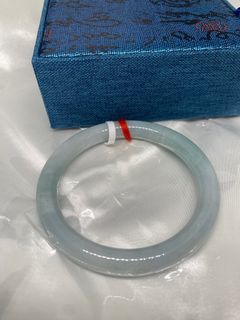 緬甸🇲🇲翡翠🅰️🌟🧊冰淺綠油青🍀幼條手鐲📿64238204045058110