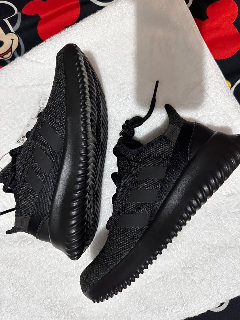 ADIDAS KAPTIR 2.0 kids (all black) authentic (Category: Babies & Kids Fashion) located in Manila. Submitted by sonandaughter (Listing ID 1396938534, Image 3). Description: Brand new with tag, no more box Original/ Authentic Size posted already Last price posted. Non negotiable Lalamove / grab booked by buyer.