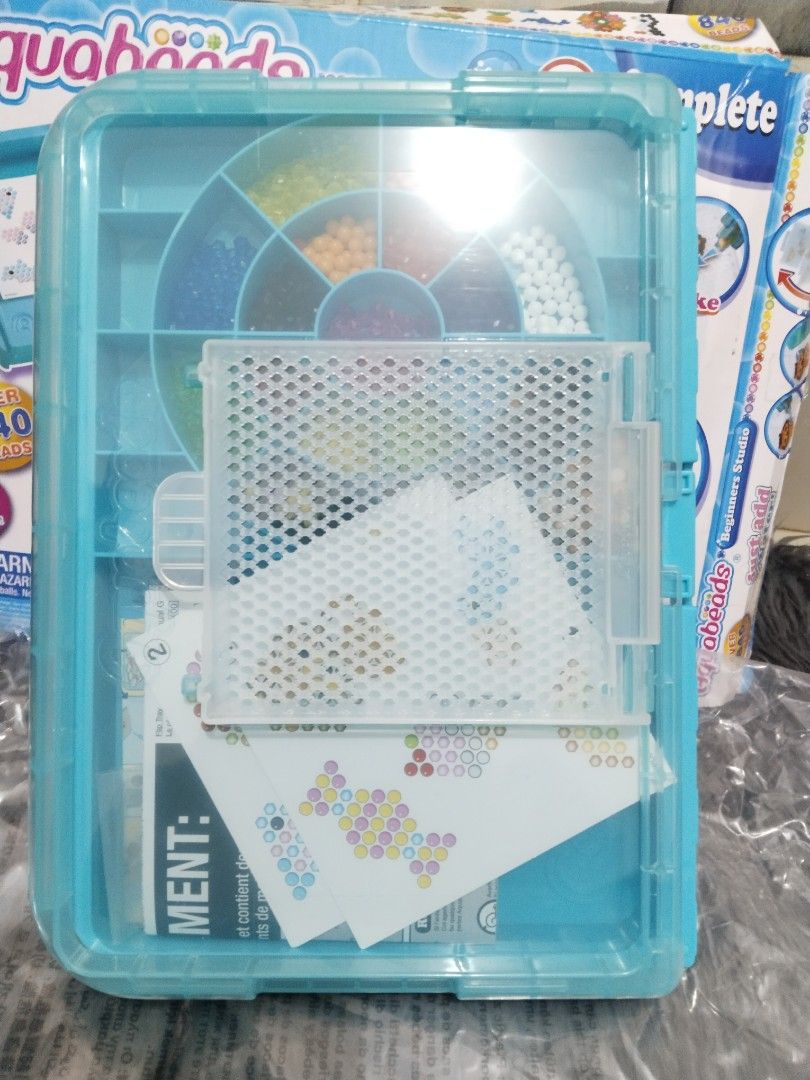 Affordable Aquabeads Beginner’s Studio Kids Crafts and Activities, Complete Bead Art Kit for Ages 4+, 840 Plastic Round Beads in Multi Colors, Water-Activated Bead Craft Kit 😍👌 (Category: Craft Supplies & Tools) located in Malolos. Submitted by afford.japan (Listing ID 1397026556, Image 2). Description: Affordable Aquabeads Beginner’s Studio Kids Crafts and Activities, Complete Bead Art Kit for Ages 4+, 840 Plastic Round Beads in Multi Colors, 