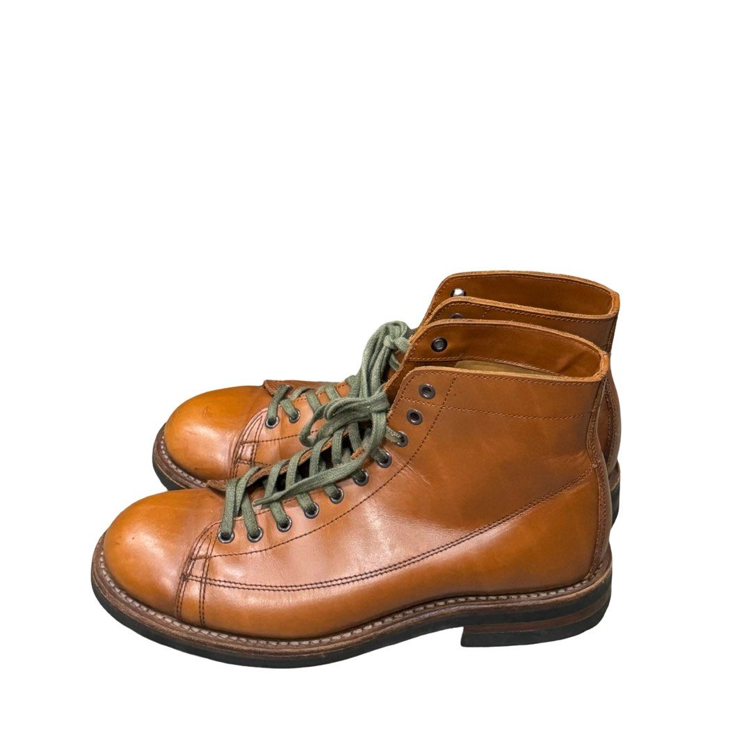 amekaji monkey quabaug vibram leather boots (Category: Boots) located in Manila. Submitted by allinthiswall (Listing ID 1397016776, Image 1). Description: solid state co monkey ii leather boots in brown colorway,. fits 9-10US,. Hand made boots,. very high quality USA quabaug vibram outsoles, military fatigue laces,.. can be everyday boot #amekaji #allinthiswall #leatherboots .