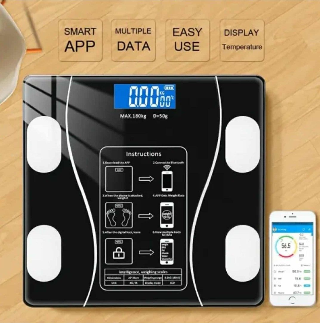 Bluetooth body weight scale (Category: Health Monitors & Weighing Scales) located in Antipolo. Submitted by mgrace0920 (Listing ID 1396952963, Image 2). Description: Bluetooth body weight scale 295 php 📍Marikina.