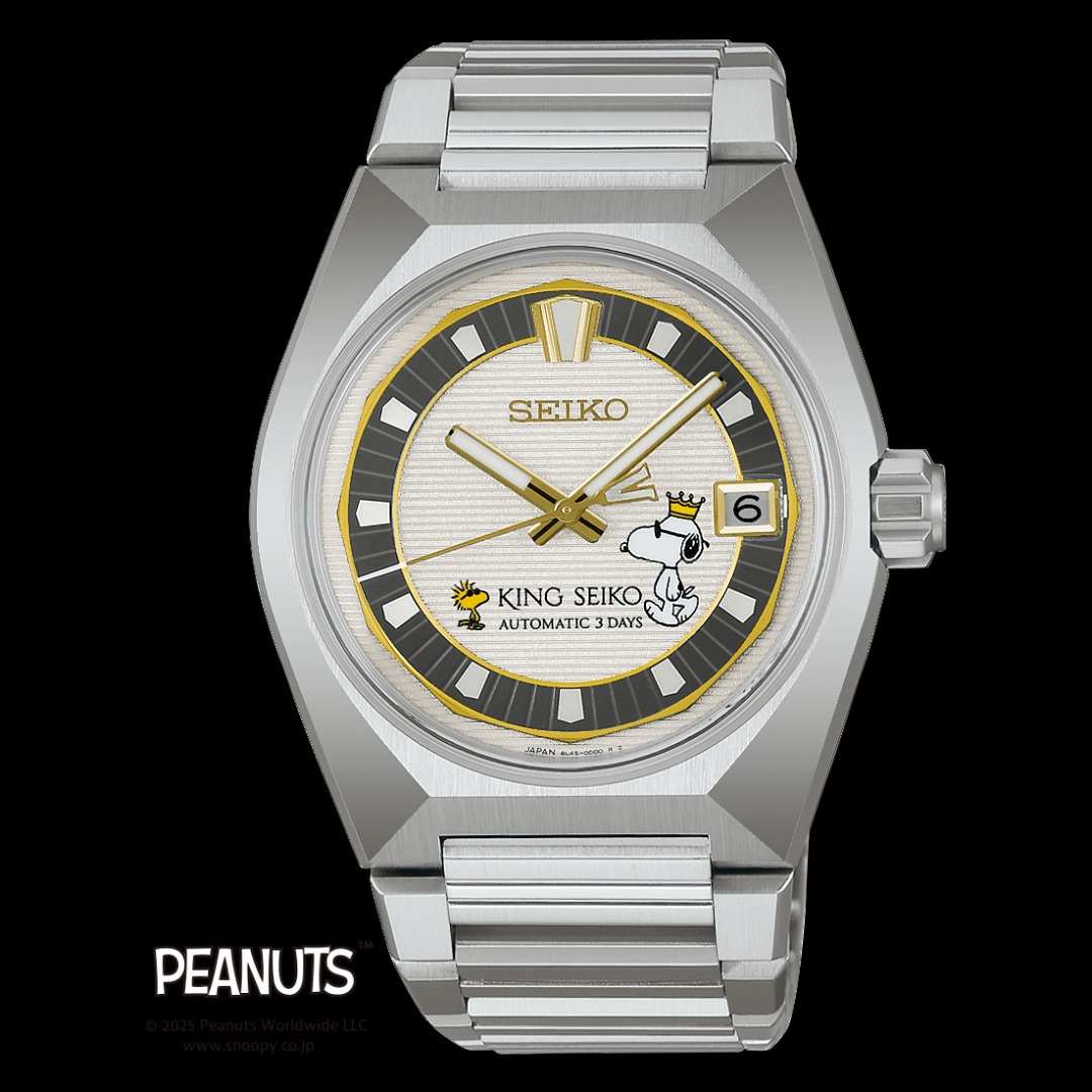 ノベルティ付き KING SEIKO SDKV011 PEANUTS75周年記念 キングセイコー 国内限定150本 VANAC PEANUTS 75周年記念限定モデル