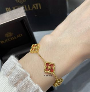 Buccellati 五花紅珠寶手鍊64206601882626110