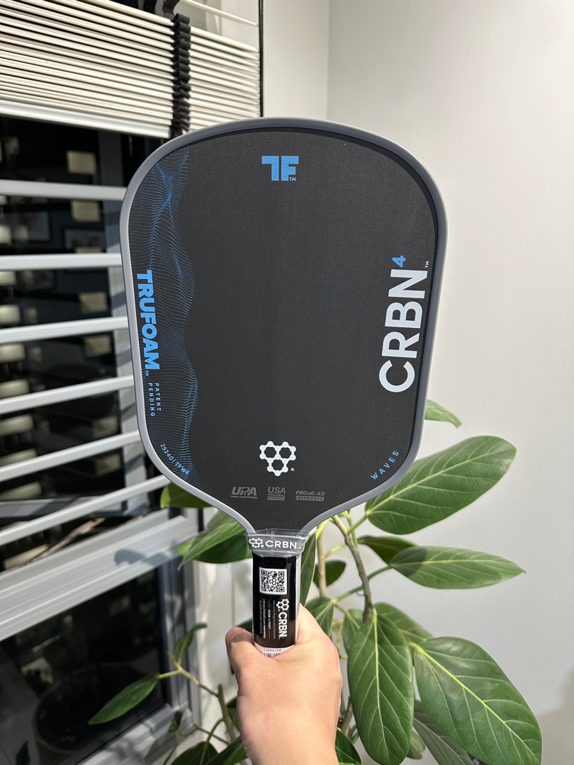 CRBN 4 TruFoam Waves Pickleball Paddle, Sports Equipment, Sports ...