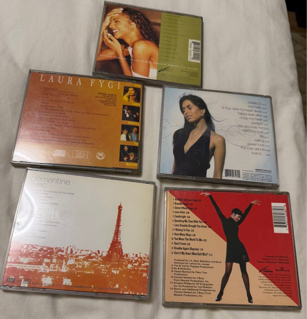 Final price: BUNDLE OF 5 CD's (Category: CDs & DVDs) located in Pasig City. Submitted by davedeleon (Listing ID 1396981615, Image 2). Description: Nice CD selection CD's has minor scratches Selling as is No trade Selling as bundle, if sold per piece it will cost more per piece.
