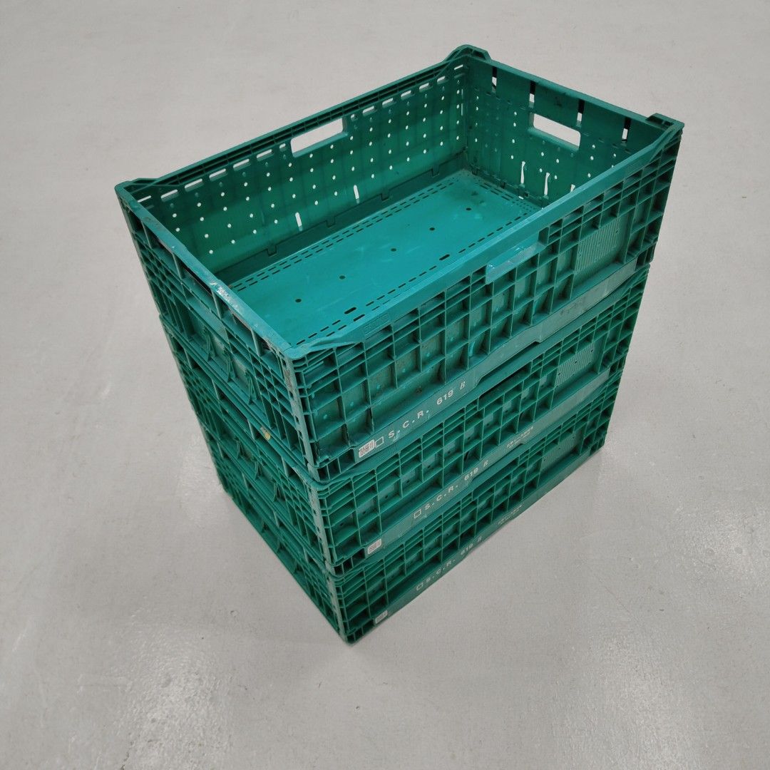 Green Stackable Folding Storage Crates Japan surplus items (Category: Storage Boxes & Baskets) located in Manila. Submitted by rossinicalabig (Listing ID 1396953522, Image 2). Description: UGALIING MAGBASA. HINDI AKO NAGREREPLY SA 8080 NA TANONG. 300 PESOS ISA. 900 = 3 PIRASO (take all) Size: 60cm (length) 39cm (width) 20cm (height) Loc: Sta.Mesa Manila Booking of rider c/o buyer..