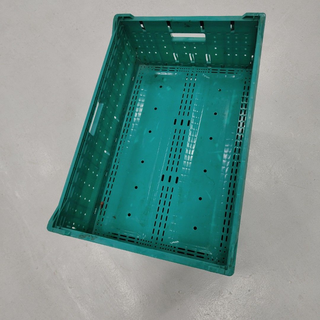 Green Stackable Folding Storage Crates Japan surplus items (Category: Storage Boxes & Baskets) located in Manila. Submitted by rossinicalabig (Listing ID 1396953522, Image 3). Description: UGALIING MAGBASA. HINDI AKO NAGREREPLY SA 8080 NA TANONG. 300 PESOS ISA. 900 = 3 PIRASO (take all) Size: 60cm (length) 39cm (width) 20cm (height) Loc: Sta.Mesa Manila Booking of rider c/o buyer..
