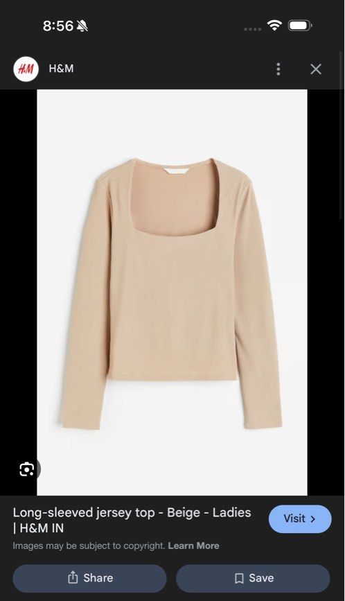 H&M long sleeve jersey top (Category: Longsleeves) located in Santa Rosa. Submitted by sochieee (Listing ID 1396976845, Image 1). Description: .