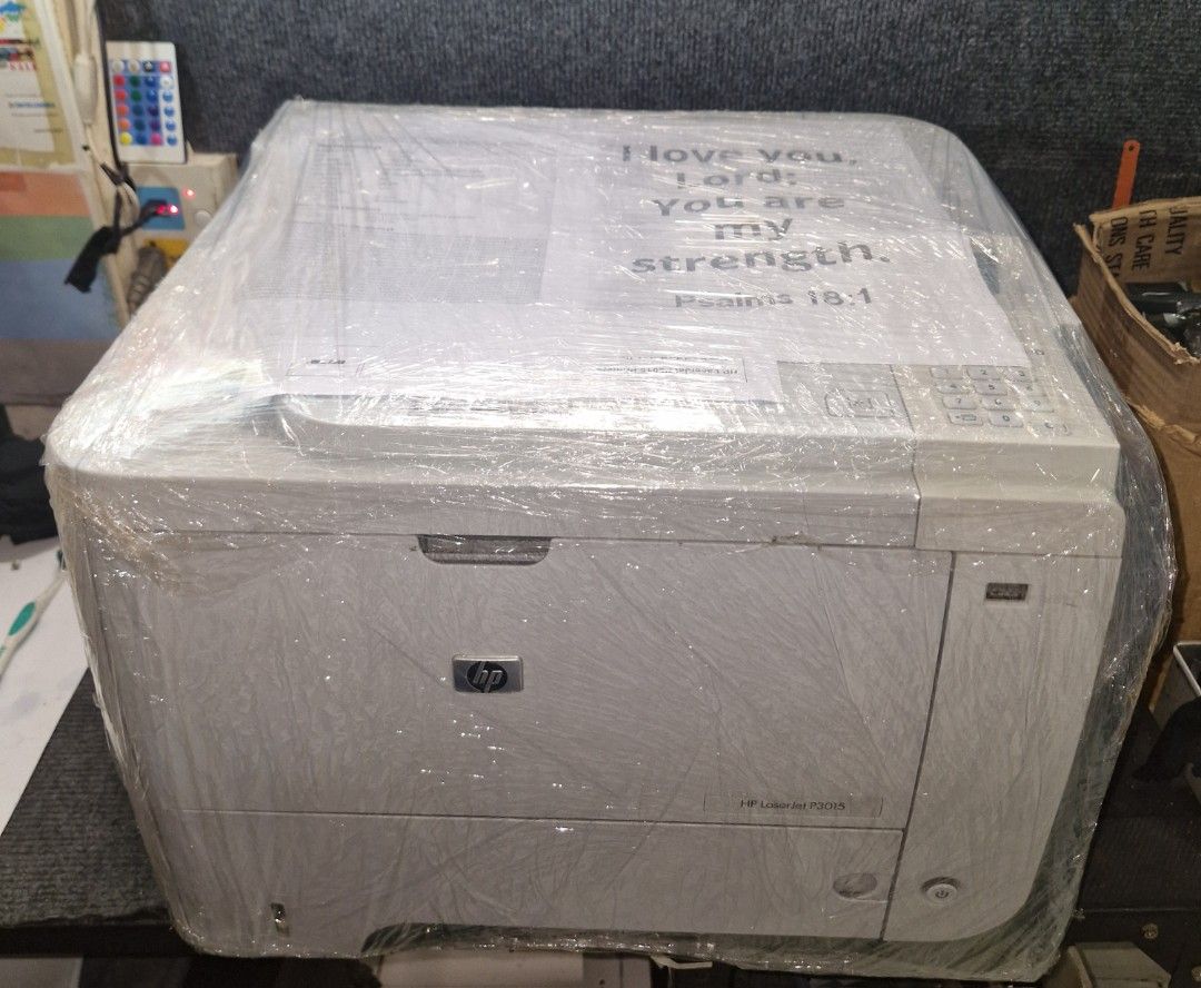 hp laserjet P3015dn (Category: Printers, Scanners & Copiers) located in Makati City. Submitted by jtechs (Listing ID 1397024392, Image 3). Description: fully refurbished hp laserjet P3015dn monochrome 55a/55x toner cartridge with usb cord power cord toner not included add if may kasama new toner .
