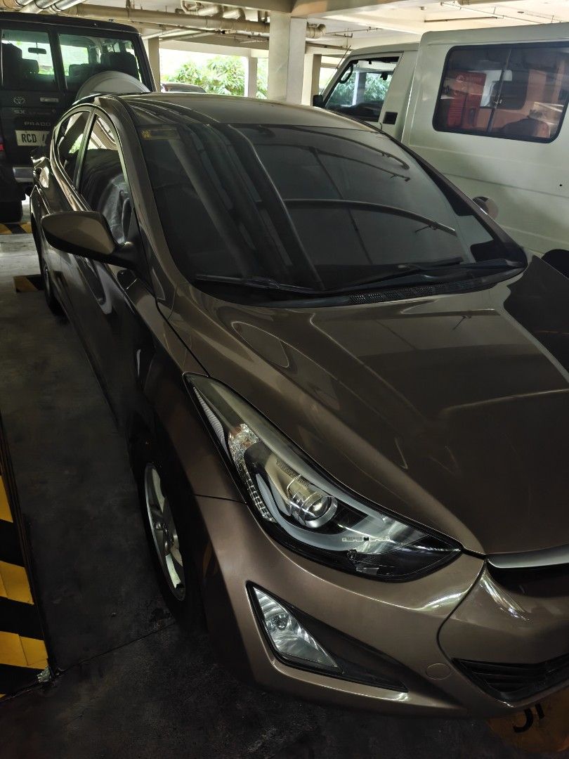 Hyundai Elantra 1.6 (A) (Category: Used Cars) located in Taguig. Submitted by bentaboy01 (Listing ID 1396901830, Image 2). Description: 2015 Hyundai Elantra 1.6E 46,500 mileage only (not tampered) Goodyear duraplus tires 15 2023 Newly repainted by Bruce Cars 2024 New ppf tint 2024.